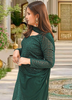 Image of Zehra Dark Green Embroidered Suit Set with Dupatta