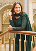 Image of Zehra Dark Green Embroidered Suit Set with Dupatta