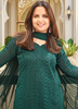 Image of Zehra Dark Green Embroidered Suit Set with Dupatta