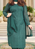 Image of Zehra Dark Green Embroidered Suit Set with Dupatta