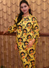 Image of Bold Face Print Pure Cotton Co-ord Set – Full Sleeves & Pants With pocket (2-Piece)