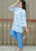 Image of Pure Cotton Chikankari Co-ord Set