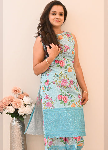 Chic Florals Cotton Co-ord Set