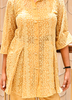 Image of Stylish Yellow Kurti & Pant Set for Women