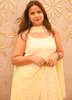 Image of Noor Cream Embroidered Anarkali Kurta Set with Dupatta