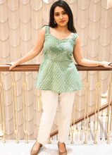Load image into Gallery viewer, Mint Grace Textured Cotton Sleeveless Top