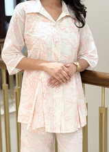 Load image into Gallery viewer, Rose Whisper Pleated Cotton Co-Ord Set
