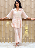 Image of Rose Whisper Pleated Cotton Co-Ord Set
