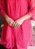 Image of Glam Pink Partywear Co-ord with Sparkling Shrug