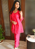 Image of Glam Pink Partywear Co-ord with Sparkling Shrug
