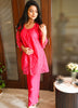 Image of Glam Pink Partywear Co-ord with Sparkling Shrug