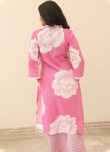 Load image into Gallery viewer, Rosy Radiance Floral Printed Co-ord in Soft Cotton