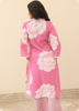 Image of Rosy Radiance Floral Printed Co-ord in Soft Cotton
