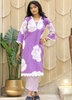 Image of Rosy Radiance Floral Printed Co-ord in Soft Cotton