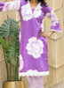 Image of Rosy Radiance Floral Printed Co-ord in Soft Cotton
