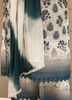 Image of Blue Blossom Pure Cotton Kurta Set with Chiffon Dupatta