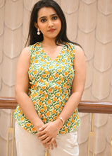 Load image into Gallery viewer, Floral Charm Pure Cotton Sleeveless Top – Summer Essential